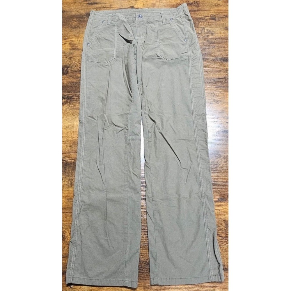Kuhl Green Cargo Pocket Pants Women's Size 12 Regular 31"‎ Inseam